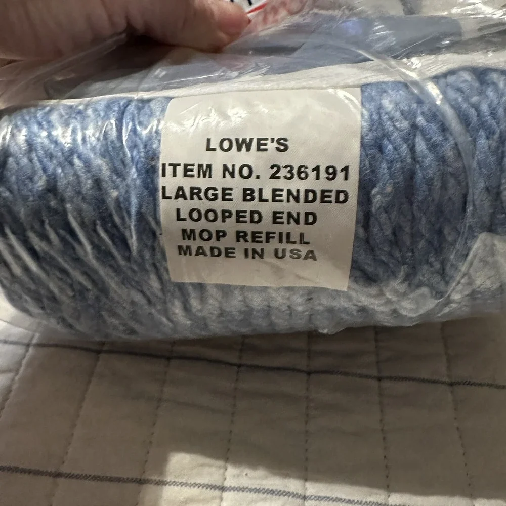 Clean Co By Harper Large Blended Looped-end‎ Mop Refill